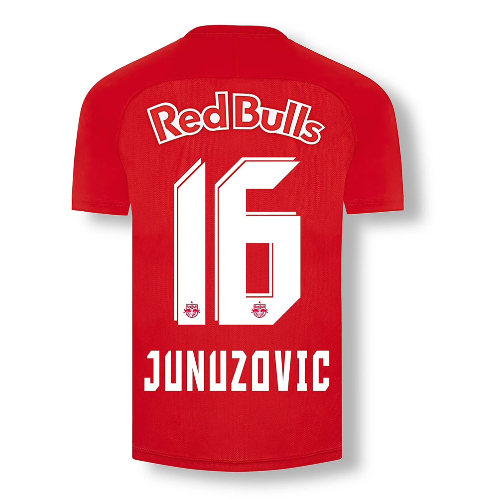 Herren Fußball Zlatko Junuzovic #16 Heimtrikot Rot Trikot 2020/21 Hemd