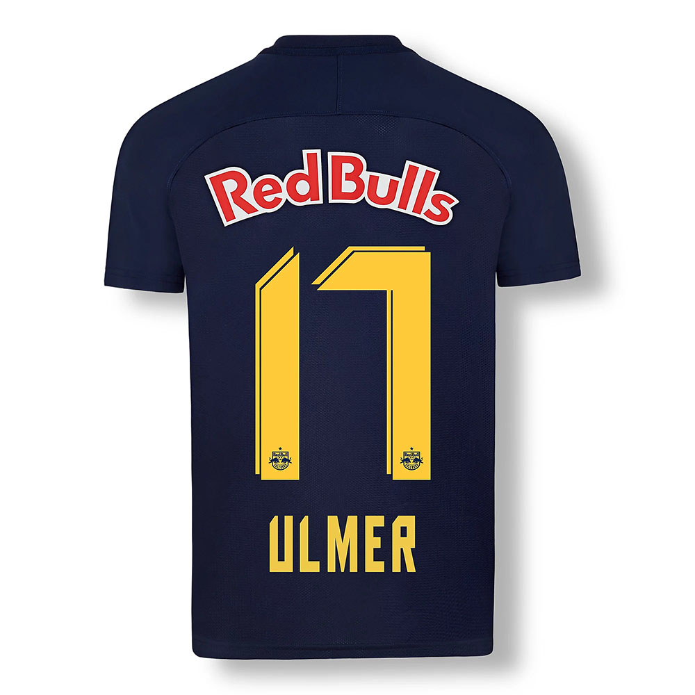 Herren Fußball Andreas Ulmer #17 Ausweichtrikot Dunkelblau Gelb Trikot 2020/21 Hemd