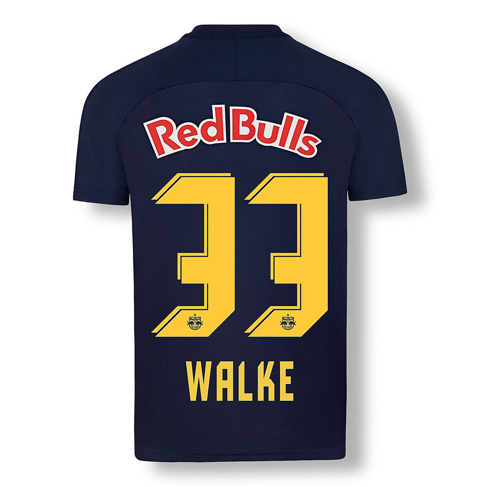 Herren Fußball Alexander Walke #33 Ausweichtrikot Dunkelblau Gelb Trikot 2020/21 Hemd