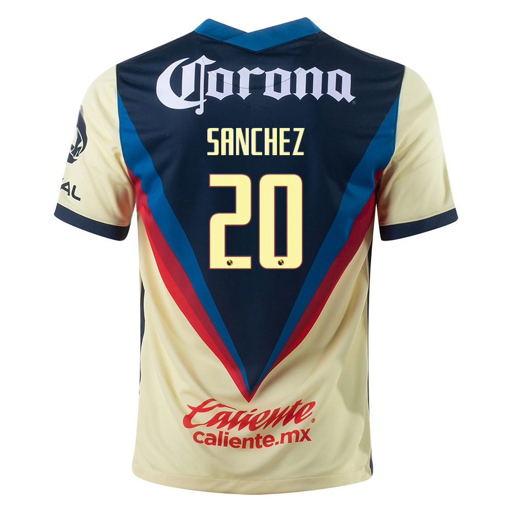 Herren Fußball Richard Sanchez #20 Heimtrikot Gelb Trikot 2020/21 Hemd