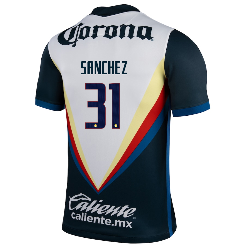 Herren Fußball Emilio Sanchez #31 Auswärtstrikot Weiß Trikot 2020/21 Hemd