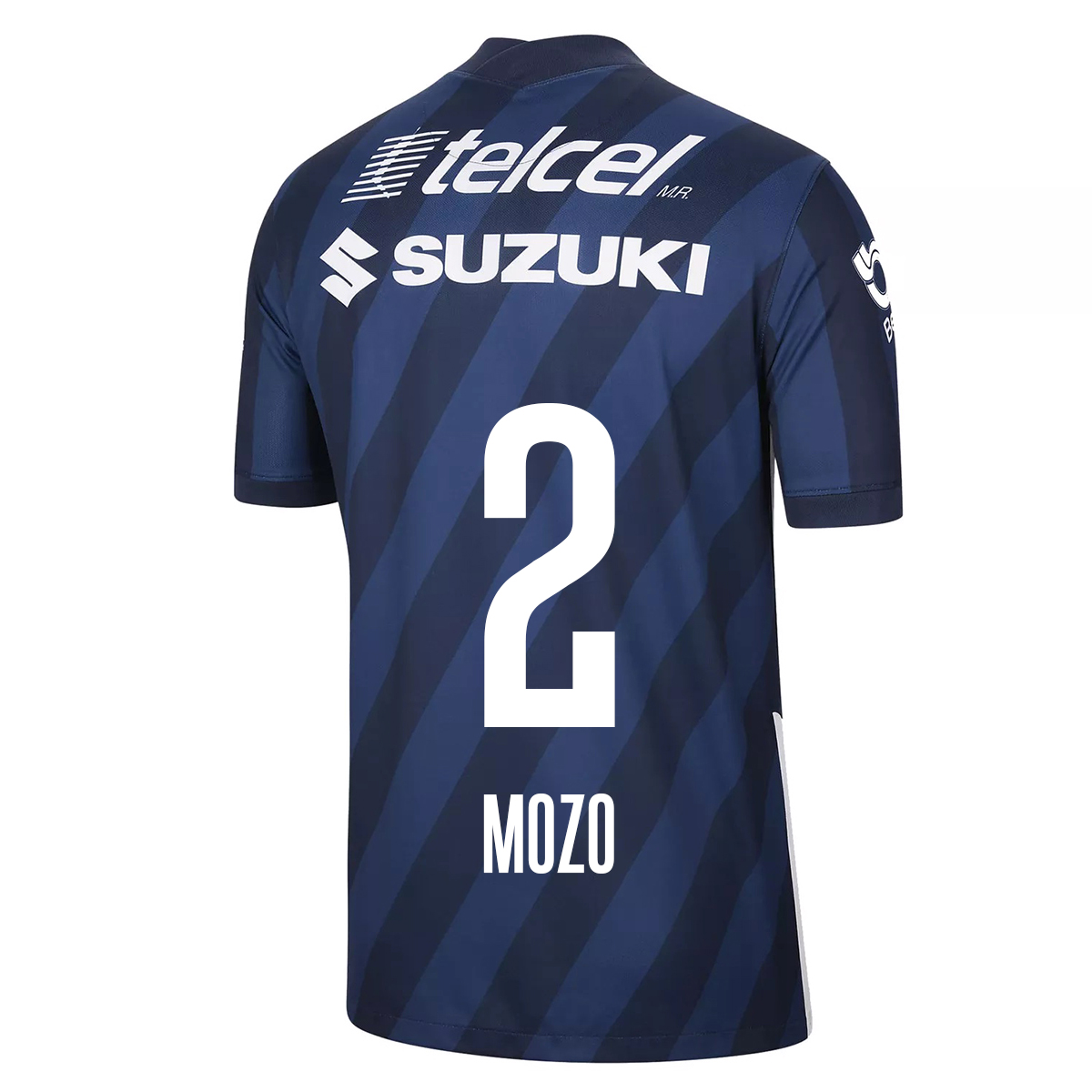 Herren Fußball Alan Mozo #2 Heimtrikot Dunkelblau Trikot 2020/21 Hemd