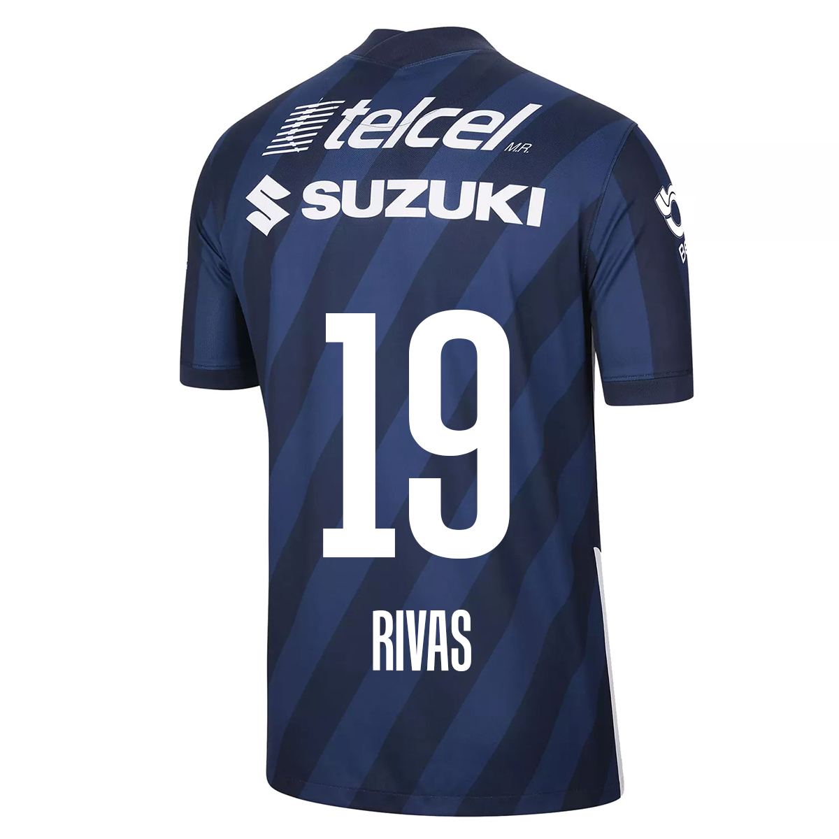 Herren Fußball Jesus Rivas #19 Heimtrikot Dunkelblau Trikot 2020/21 Hemd