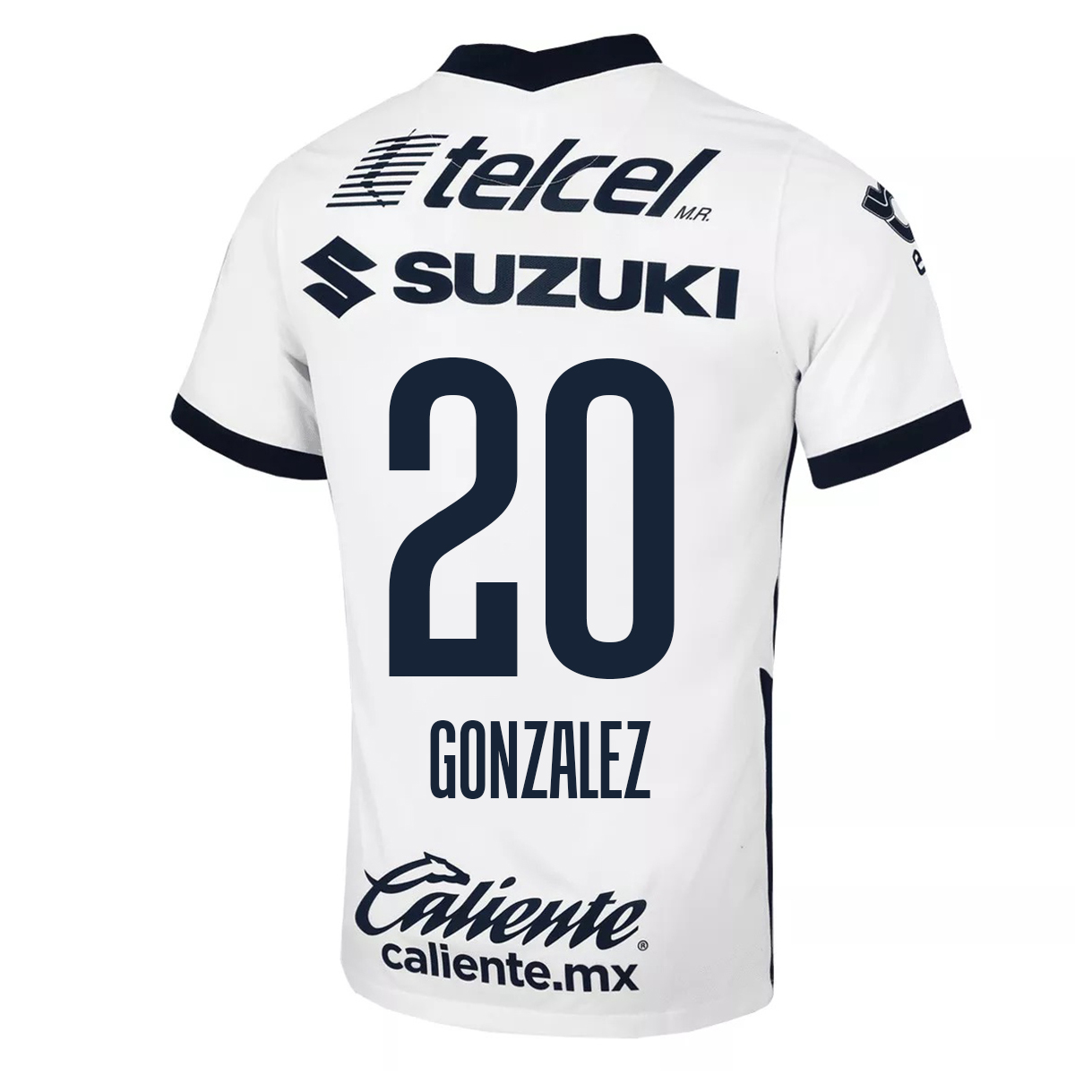 Herren Fußball Julio Gonzalez #20 Auswärtstrikot Weiß Trikot 2020/21 Hemd