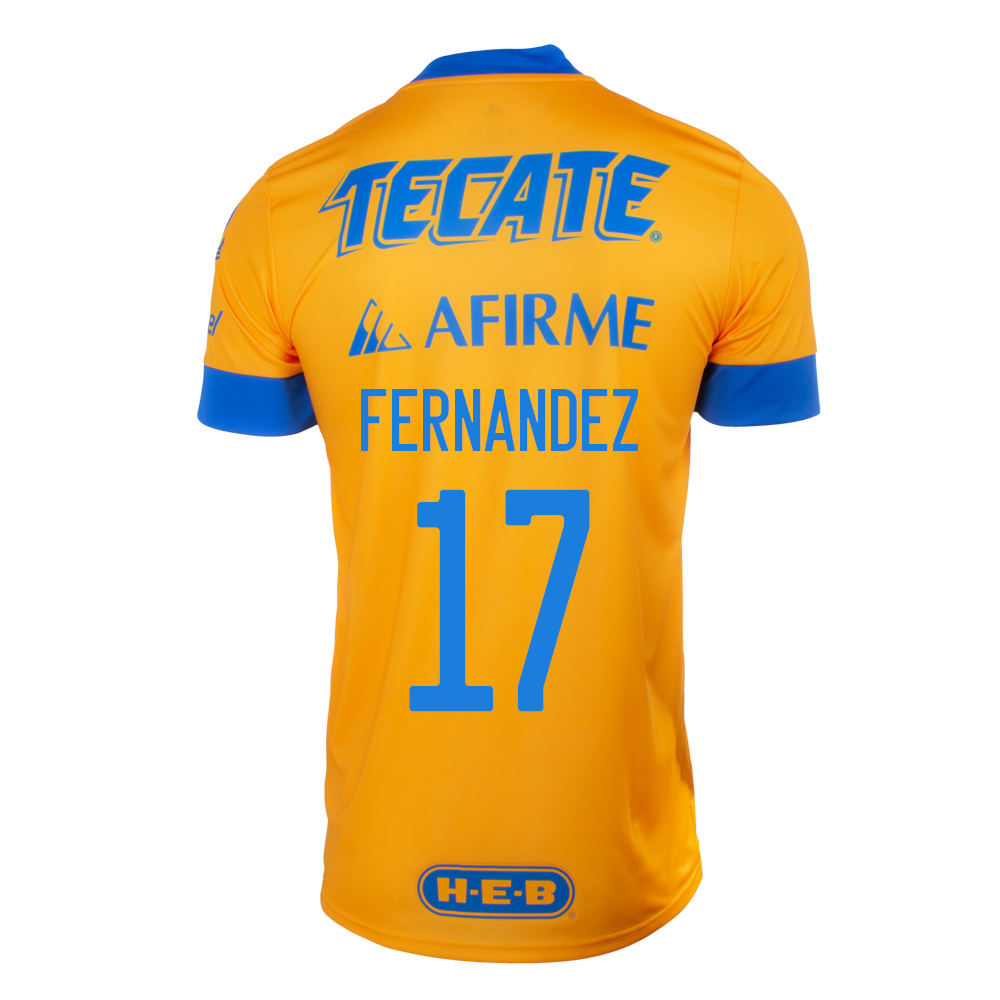 Herren Fußball Leonardo Fernandez #17 Heimtrikot Gelb Trikot 2020/21 Hemd