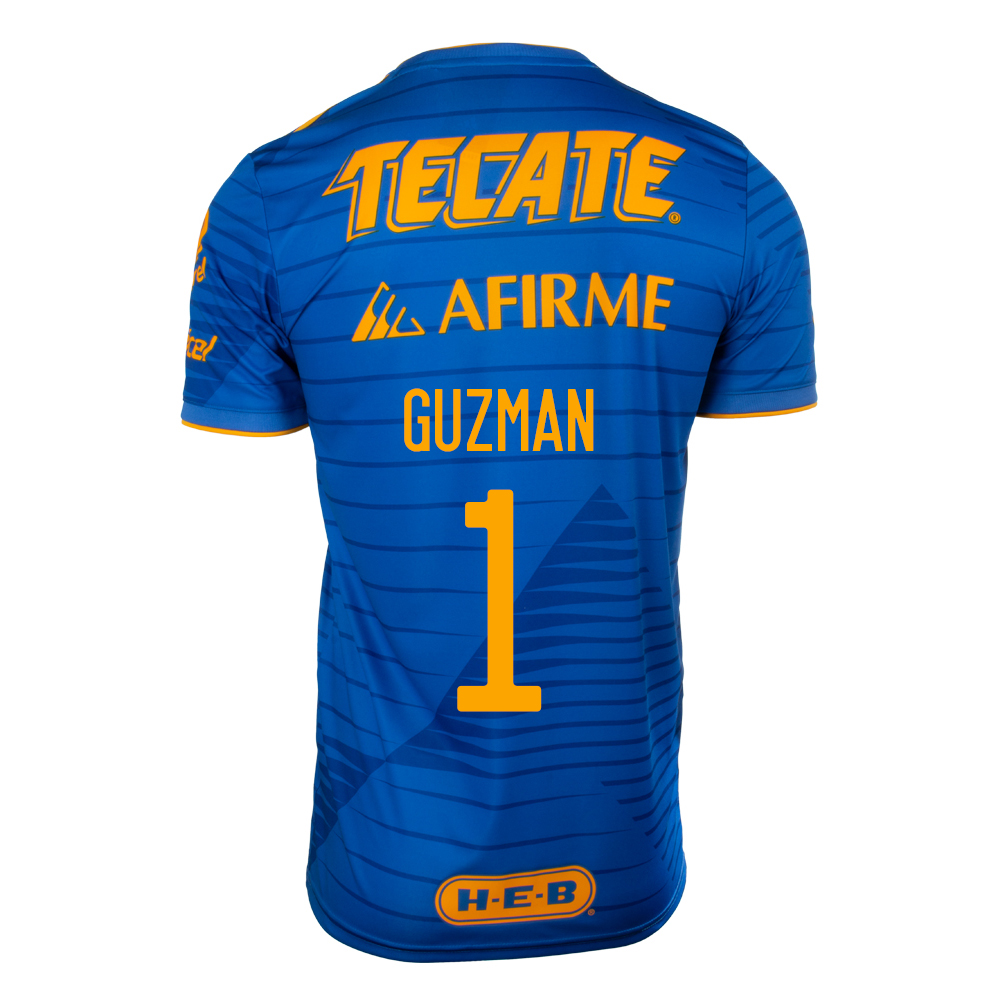 Herren Fußball Nahuel Guzman #1 Auswärtstrikot Blau Trikot 2020/21 Hemd