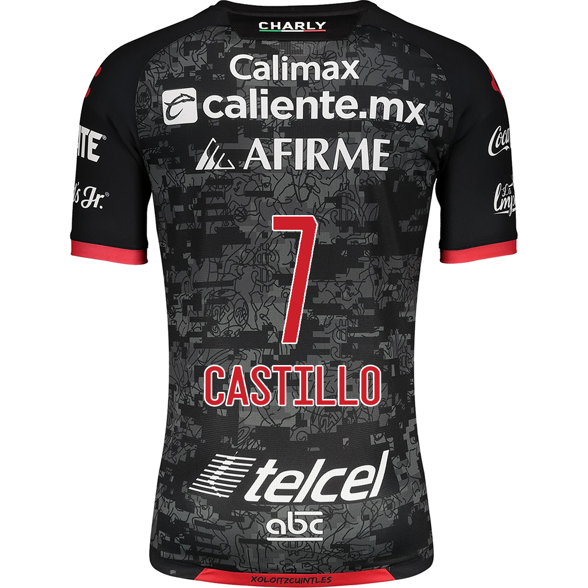Herren Fußball Fabian Castillo #7 Heimtrikot Schwarz Trikot 2020/21 Hemd
