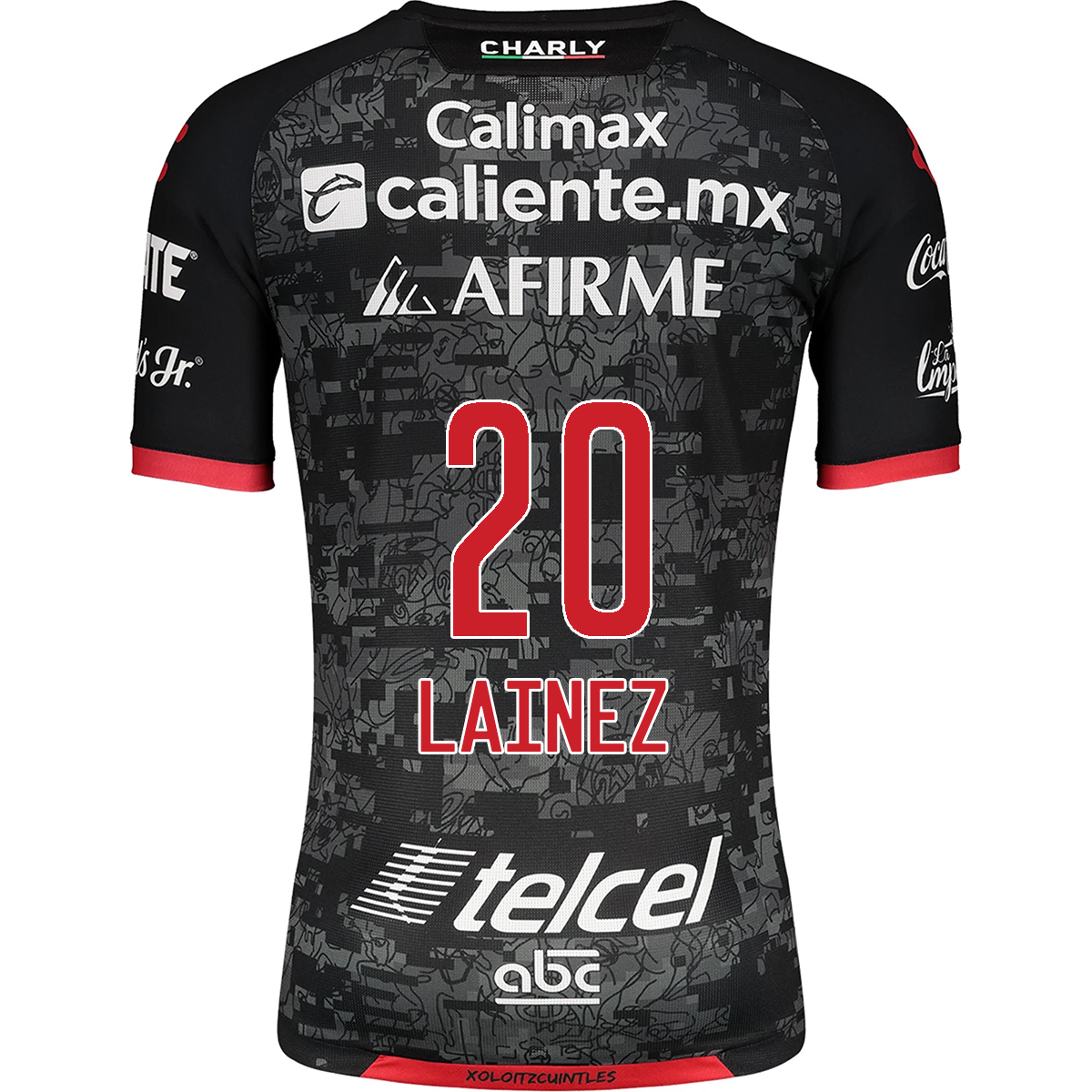 Herren Fußball Mauro Lainez #20 Heimtrikot Schwarz Trikot 2020/21 Hemd