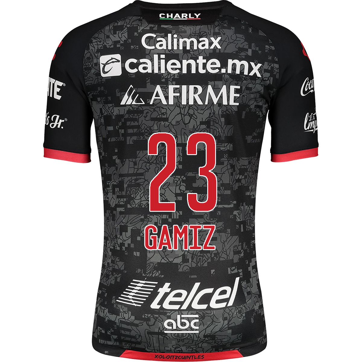 Herren Fußball Luis Gamiz #23 Heimtrikot Schwarz Trikot 2020/21 Hemd