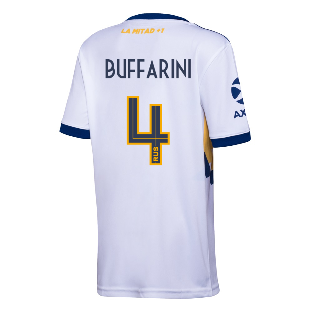 Herren Fußball Julio Buffarini #4 Auswärtstrikot Weiß Trikot 2020/21 Hemd