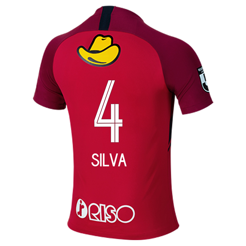 Herren Fußball Leo Silva #4 Heimtrikot Rot Trikot 2020/21 Hemd