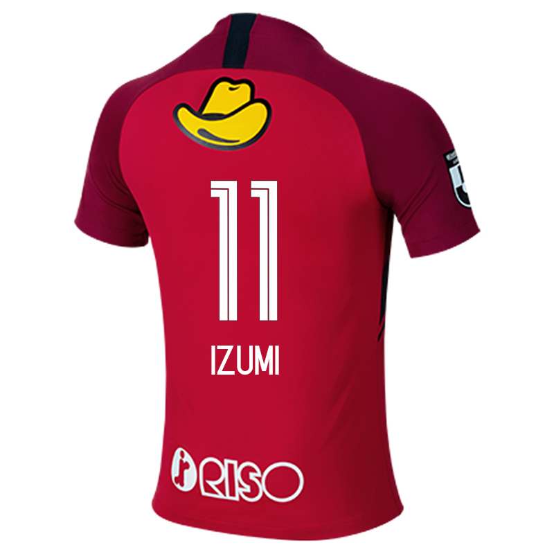 Herren Fußball Ryuji Izumi #11 Heimtrikot Rot Trikot 2020/21 Hemd