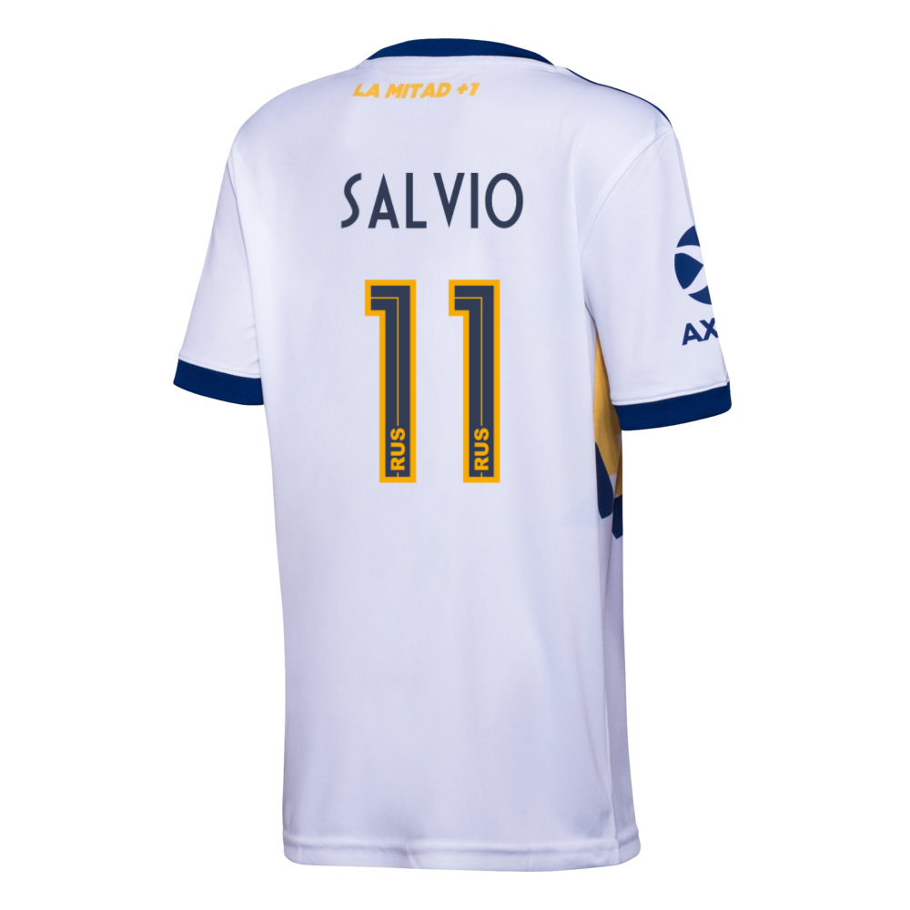 Herren Fußball Eduardo Salvio #11 Auswärtstrikot Weiß Trikot 2020/21 Hemd