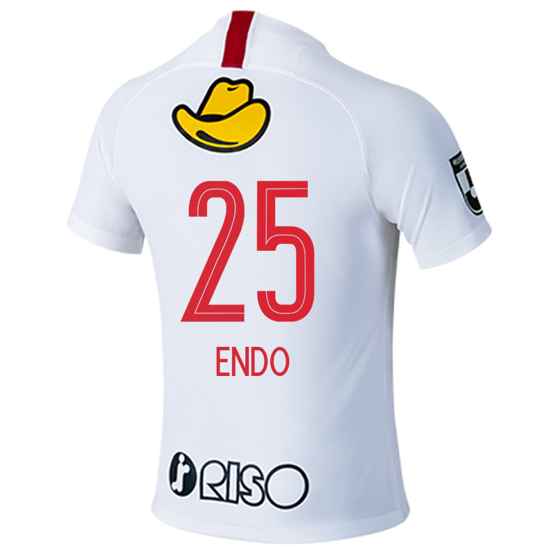Herren Fußball Yasushi Endo #25 Auswärtstrikot Weiß Trikot 2020/21 Hemd
