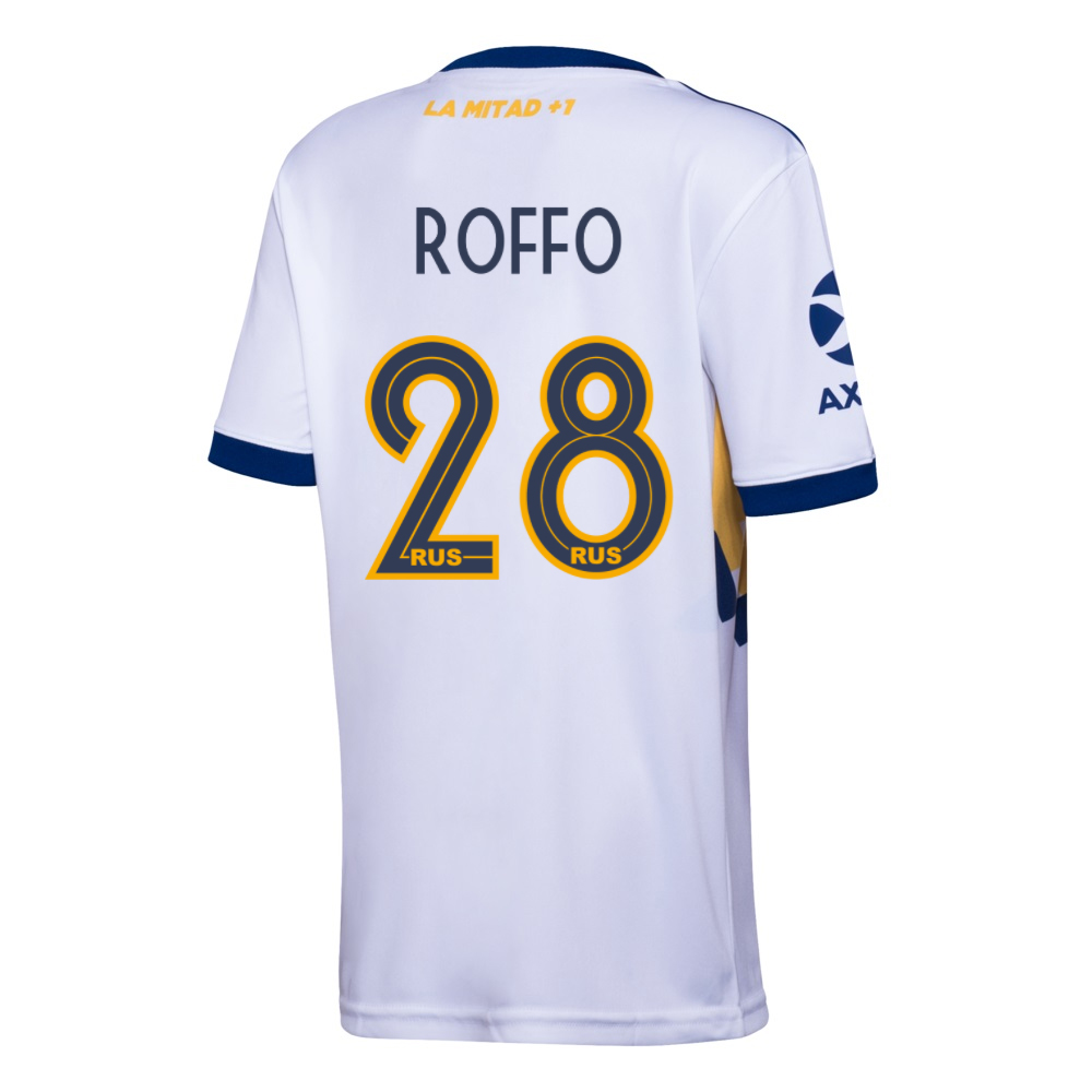 Herren Fußball Manuel Roffo #28 Auswärtstrikot Weiß Trikot 2020/21 Hemd