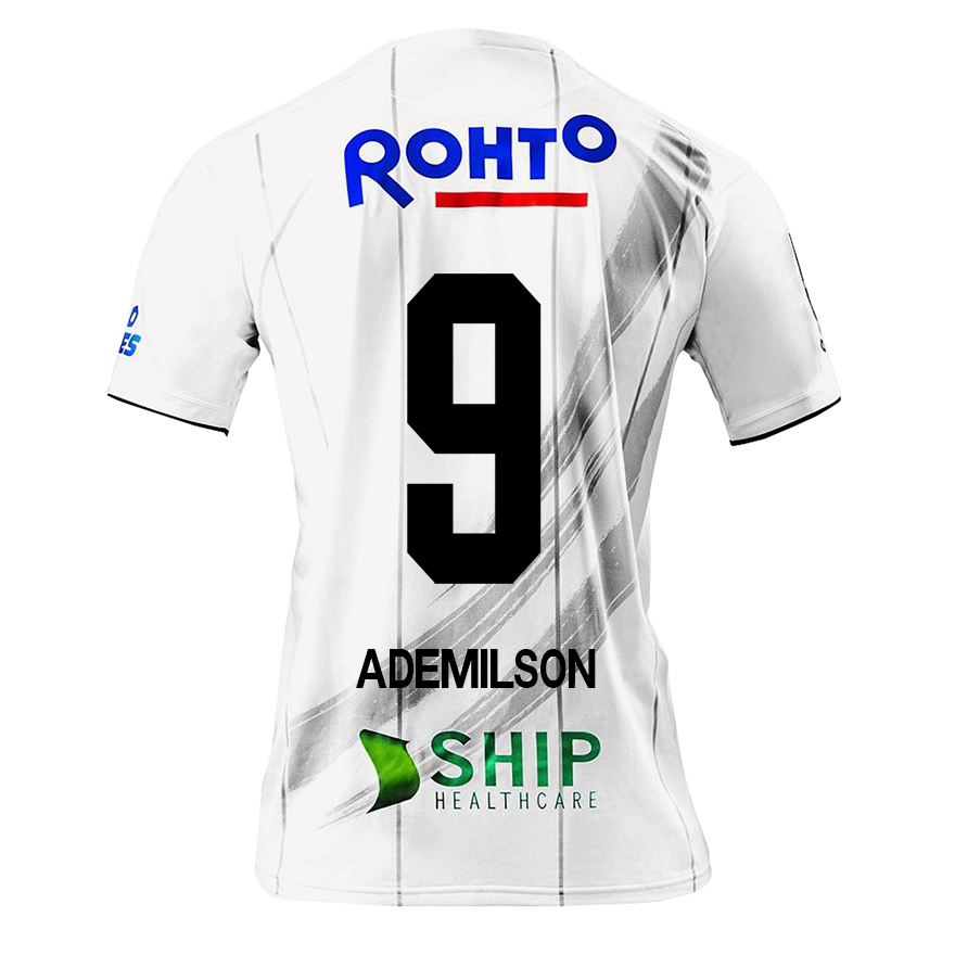 Herren Fußball Ademilson #9 Auswärtstrikot Weiß Trikot 2020/21 Hemd