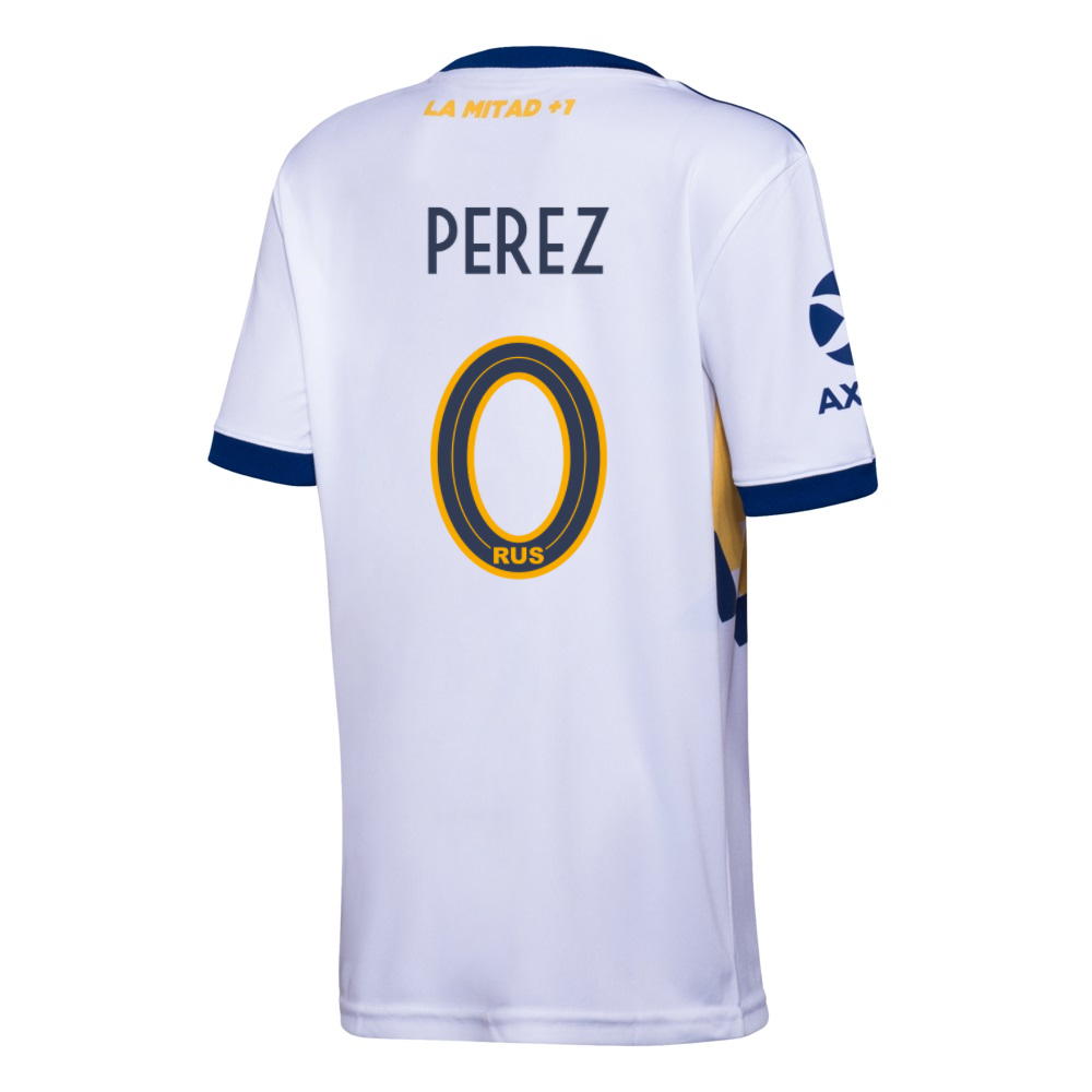 Herren Fußball Sebastian Perez #0 Auswärtstrikot Weiß Trikot 2020/21 Hemd