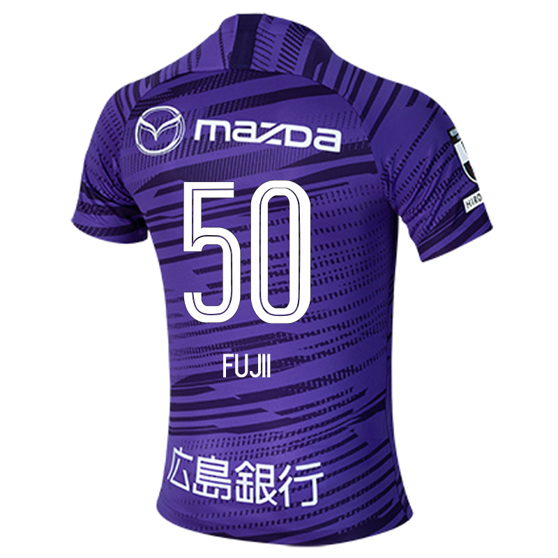 Herren Fußball Tomoya Fujii #50 Heimtrikot Lila Trikot 2020/21 Hemd