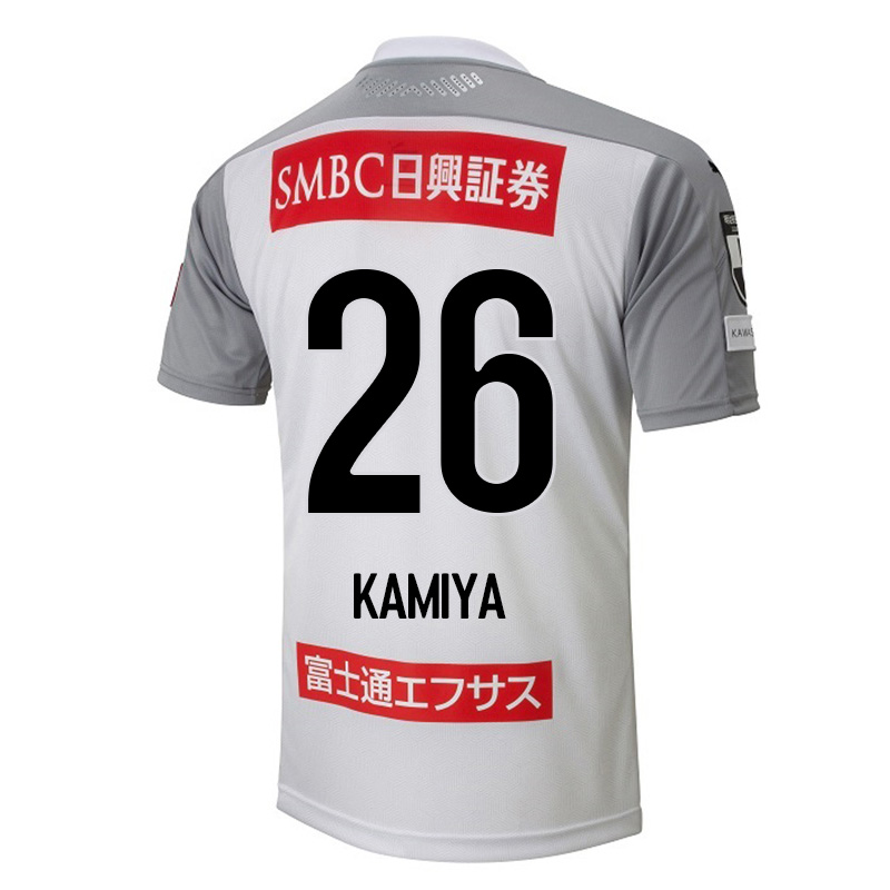 Herren Fußball Kaito Kamiya #26 Auswärtstrikot Weiß Trikot 2020/21 Hemd