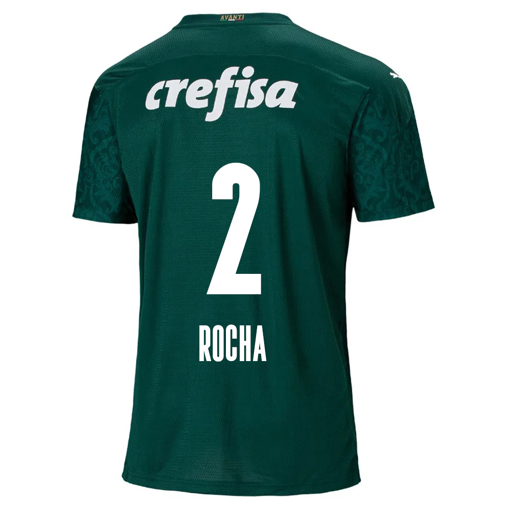 Herren Fußball Marcos Rocha #2 Heimtrikot Grün Trikot 2020/21 Hemd