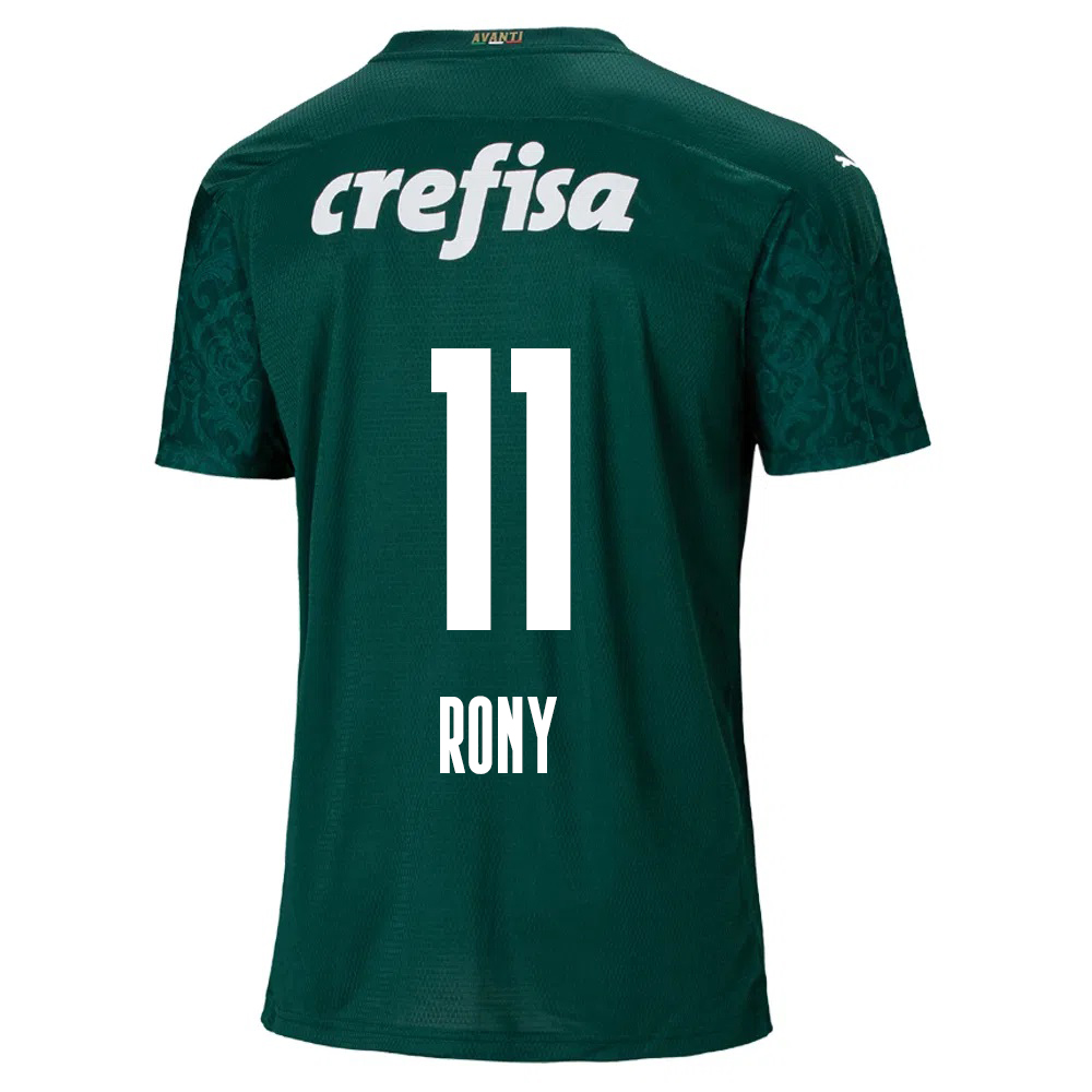 Herren Fußball Rony #11 Heimtrikot Grün Trikot 2020/21 Hemd