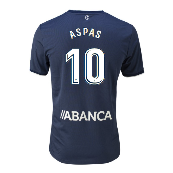 Herren Fußball Iago Aspas #10 Auswärtstrikot Königsblau Trikot 2020/21 Hemd