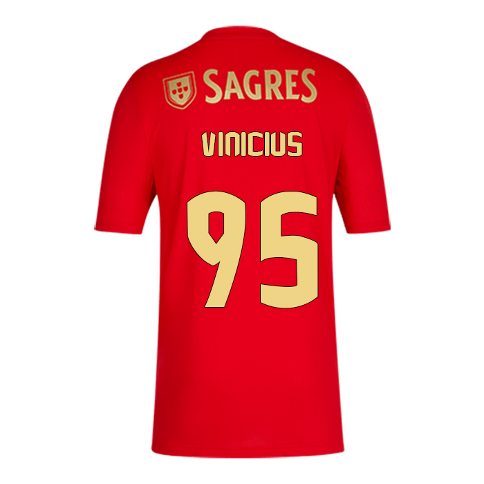 Herren Fußball Carlos Vinicius #95 Heimtrikot Rot Trikot 2020/21 Hemd