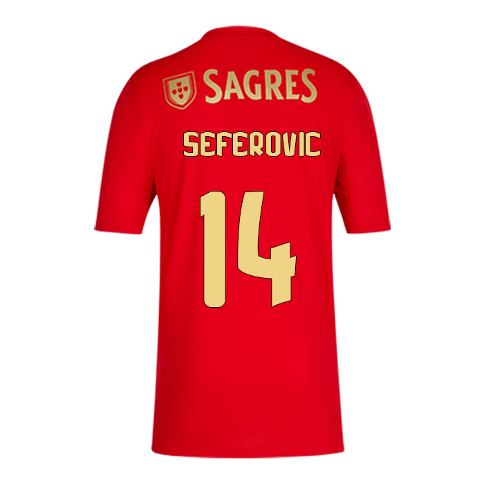 Herren Fußball Haris Seferovic #14 Heimtrikot Rot Trikot 2020/21 Hemd