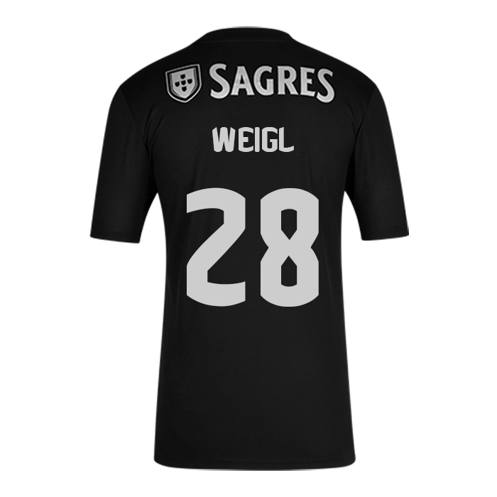 Herren Fußball Julian Weigl #28 Auswärtstrikot Schwarz Trikot 2020/21 Hemd
