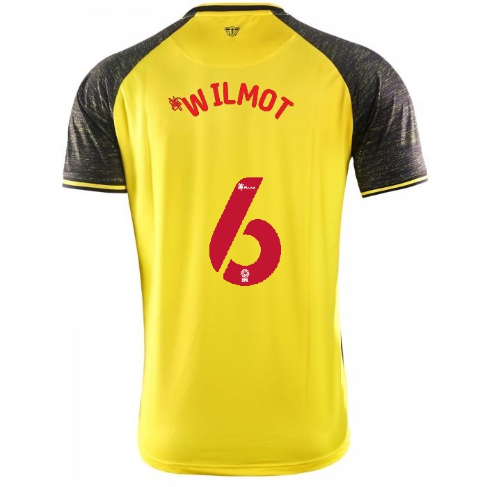 Herren Fußball Ben Wilmot #6 Heimtrikot Gelb Schwarz Trikot 2020/21 Hemd