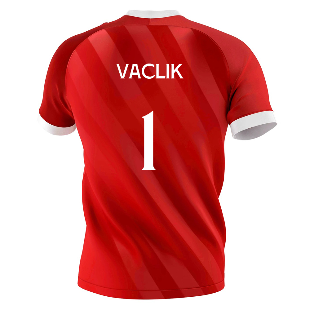 Herren Fußball Tomas Vaclik #1 Auswärtstrikot Rot Trikot 2020/21 Hemd