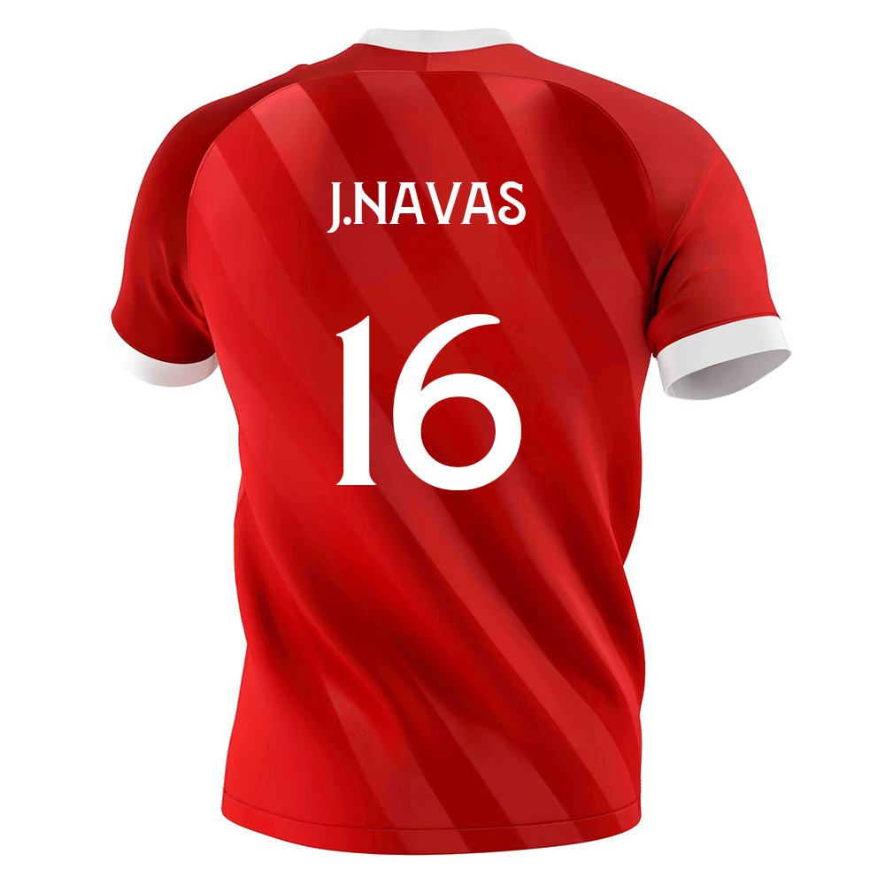 Herren Fußball Jesus Navas #16 Auswärtstrikot Rot Trikot 2020/21 Hemd