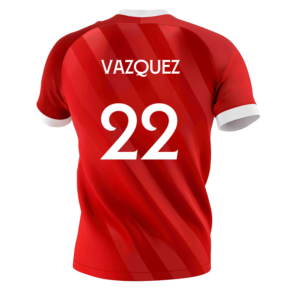 Herren Fußball Franco Vazquez #22 Auswärtstrikot Rot Trikot 2020/21 Hemd