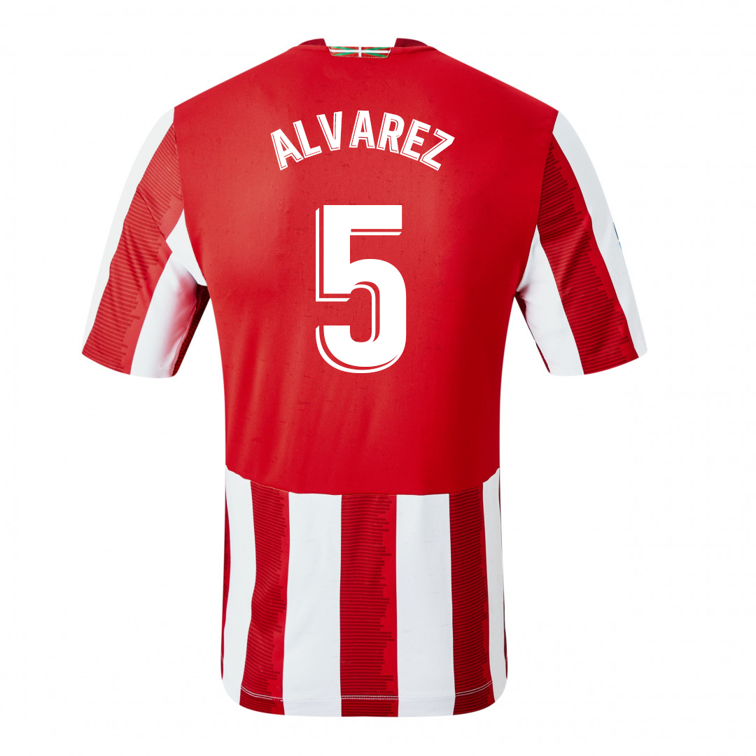Herren Fußball Yeray Alvarez #5 Heimtrikot Rot Trikot 2020/21 Hemd