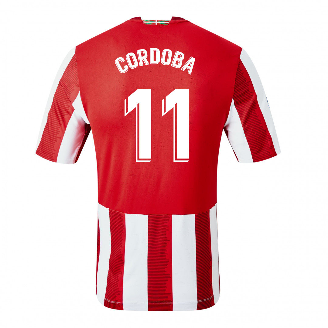 Herren Fußball Inigo Cordoba #11 Heimtrikot Rot Trikot 2020/21 Hemd