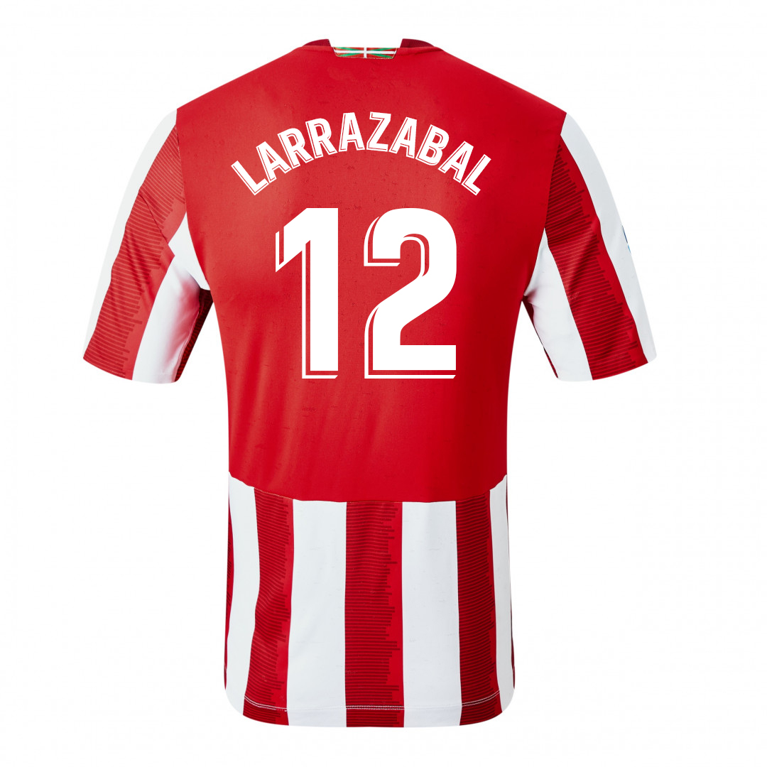 Herren Fußball Gaizka Larrazabal #12 Heimtrikot Rot Trikot 2020/21 Hemd