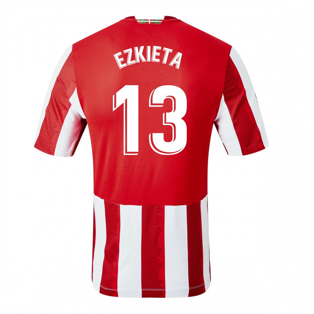 Herren Fußball Jokin Ezkieta #13 Heimtrikot Rot Trikot 2020/21 Hemd