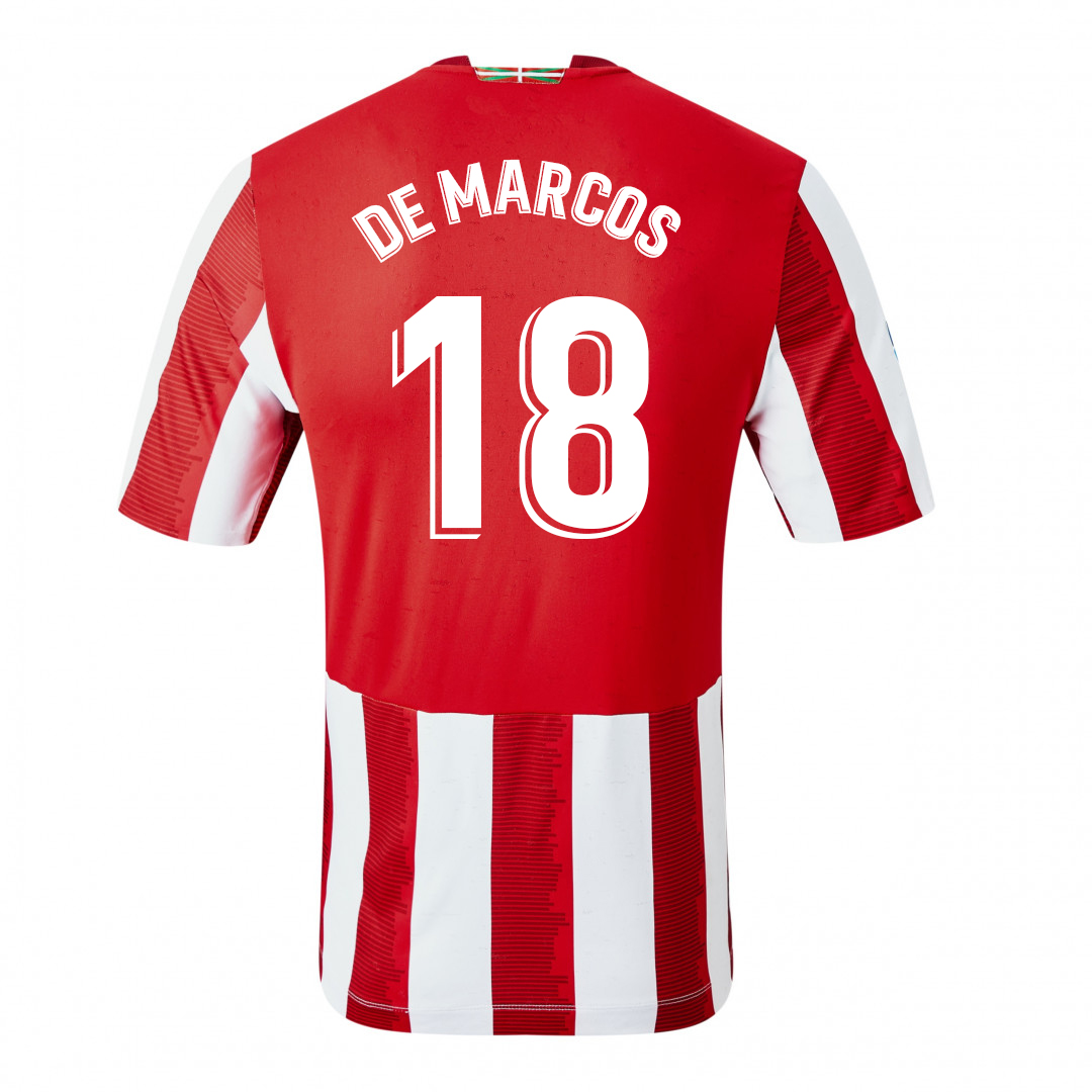 Herren Fußball Oscar de Marcos #18 Heimtrikot Rot Trikot 2020/21 Hemd
