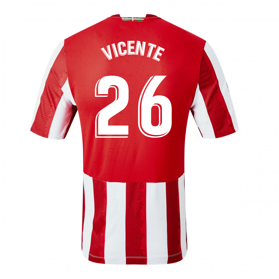 Herren Fußball Inigo Vicente #26 Heimtrikot Rot Trikot 2020/21 Hemd