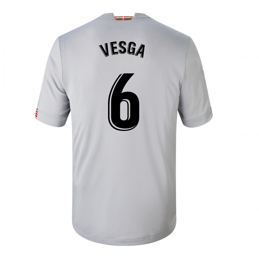 Herren Fußball Mikel Vesga #6 Auswärtstrikot Grau Trikot 2020/21 Hemd