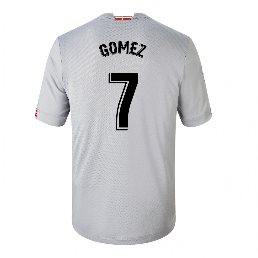 Herren Fußball Ibai Gomez #7 Auswärtstrikot Grau Trikot 2020/21 Hemd