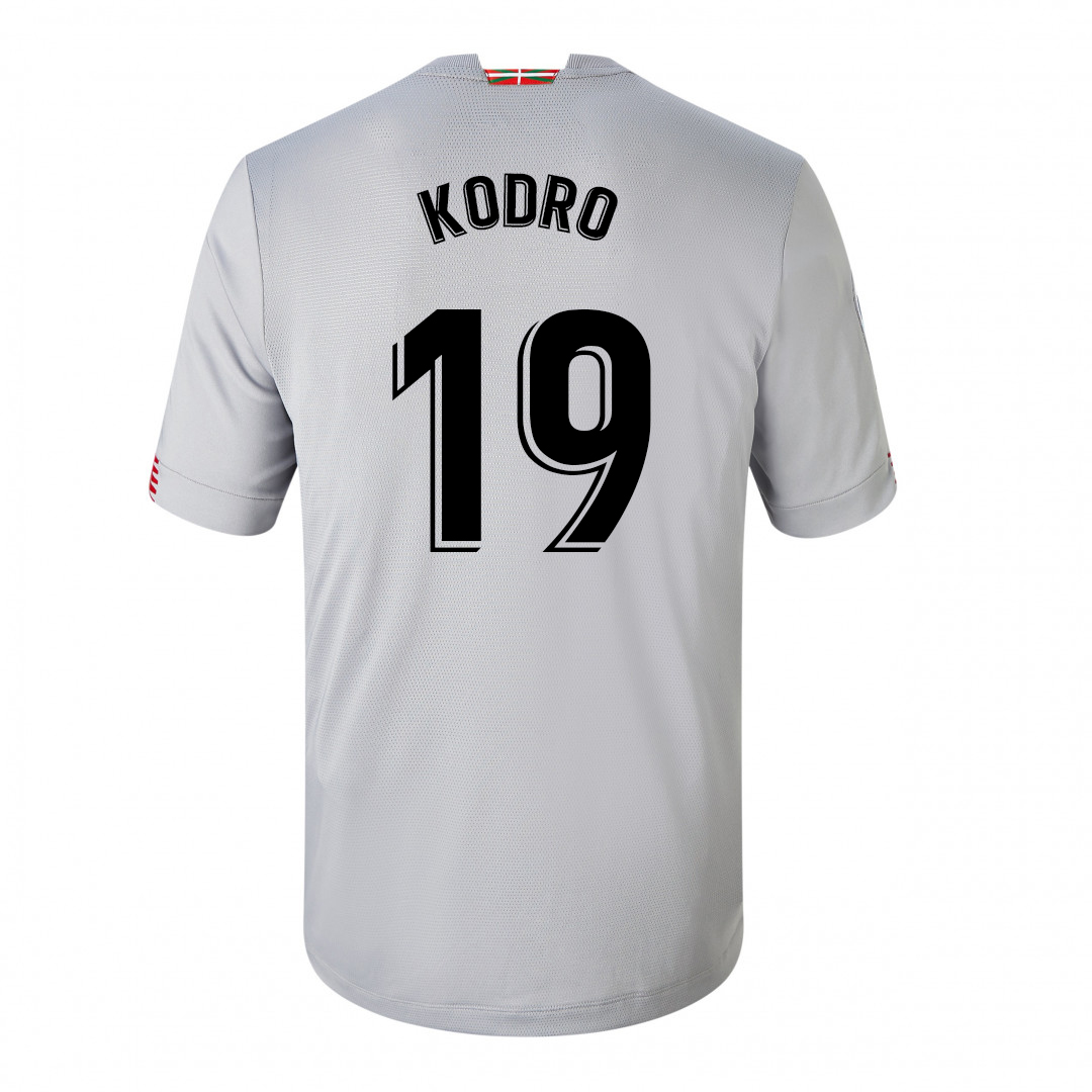 Herren Fußball Kenan Kodro #19 Auswärtstrikot Grau Trikot 2020/21 Hemd