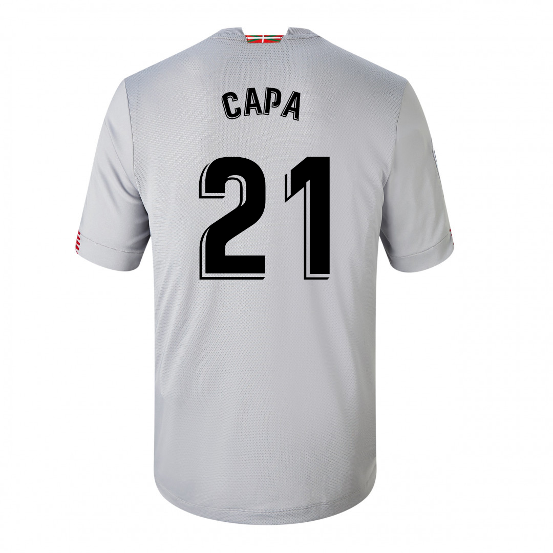 Herren Fußball Ander Capa #21 Auswärtstrikot Grau Trikot 2020/21 Hemd