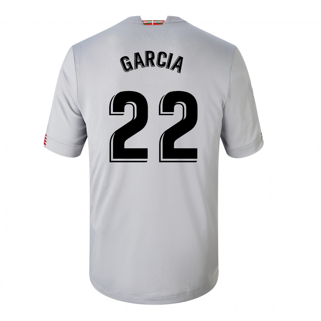 Herren Fußball Raul Garcia #22 Auswärtstrikot Grau Trikot 2020/21 Hemd