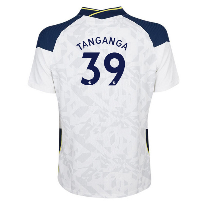Herren Fußball Japhet Tanganga #39 Heimtrikot Weiß Trikot 2020/21 Hemd