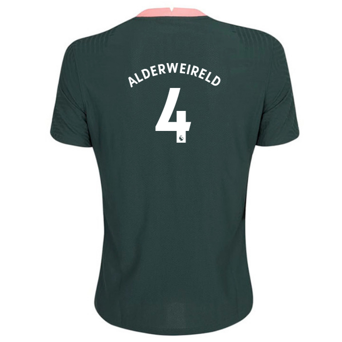 Herren Fußball Toby Alderweireld #4 Auswärtstrikot Dunkelgrün Trikot 2020/21 Hemd