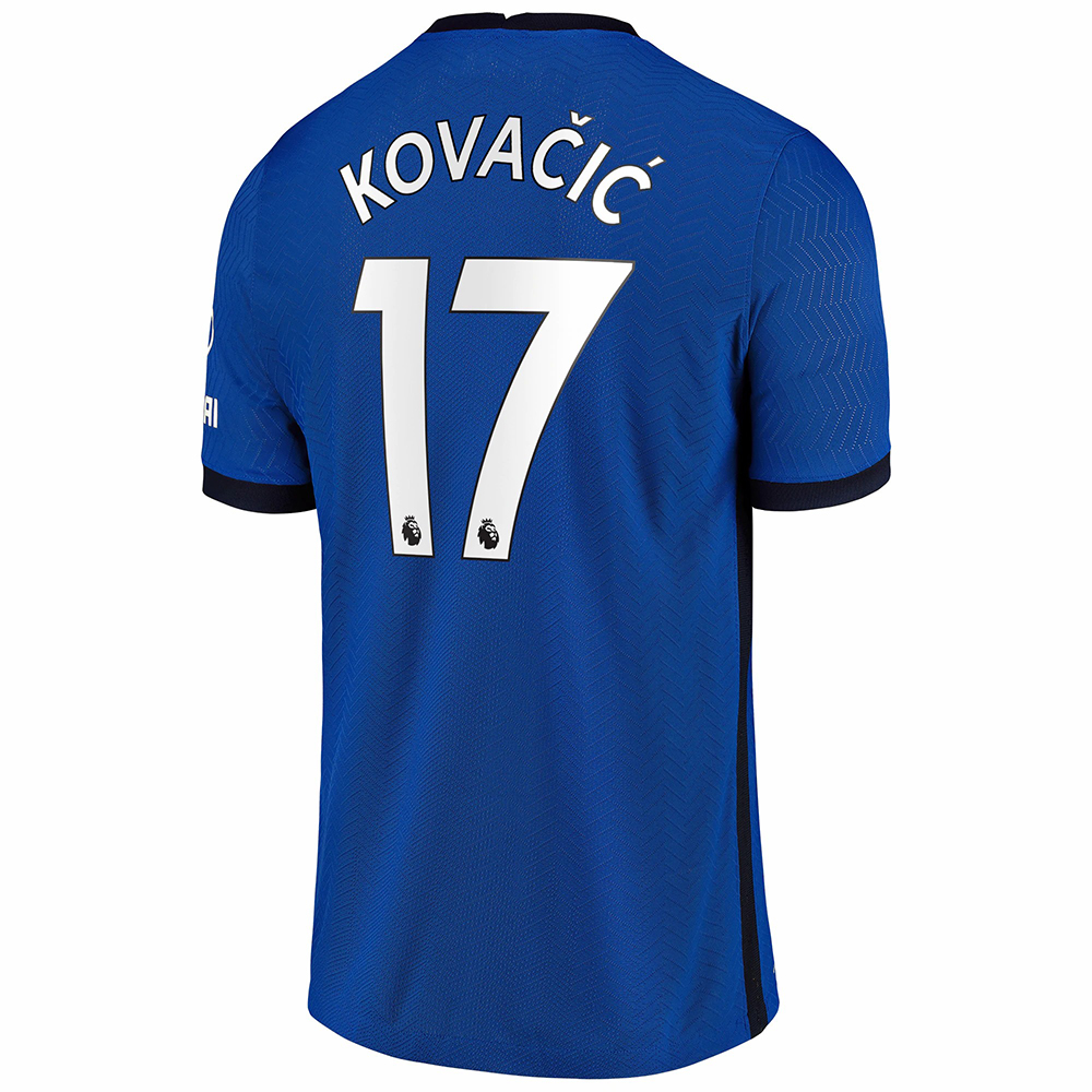 Herren Fußball Mateo Kovacic #17 Heimtrikot Blau Trikot 2020/21 Hemd