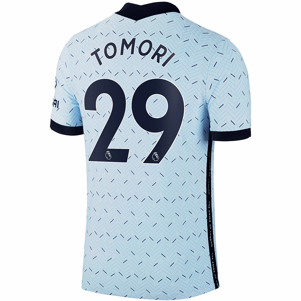 Herren Fußball Fikayo Tomori #29 Auswärtstrikot Hellblau Trikot 2020/21 Hemd