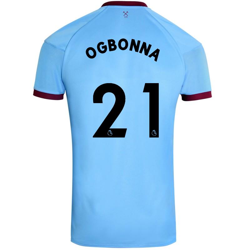 Herren Fußball Angelo Ogbonna #21 Auswärtstrikot Blau Trikot 2020/21 Hemd