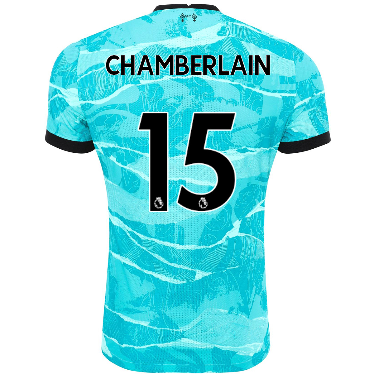 Herren Fußball Alex Oxlade-chamberlain #15 Auswärtstrikot Blau Trikot 2020/21 Hemd